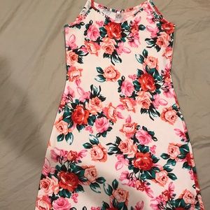 Floral maternity dress